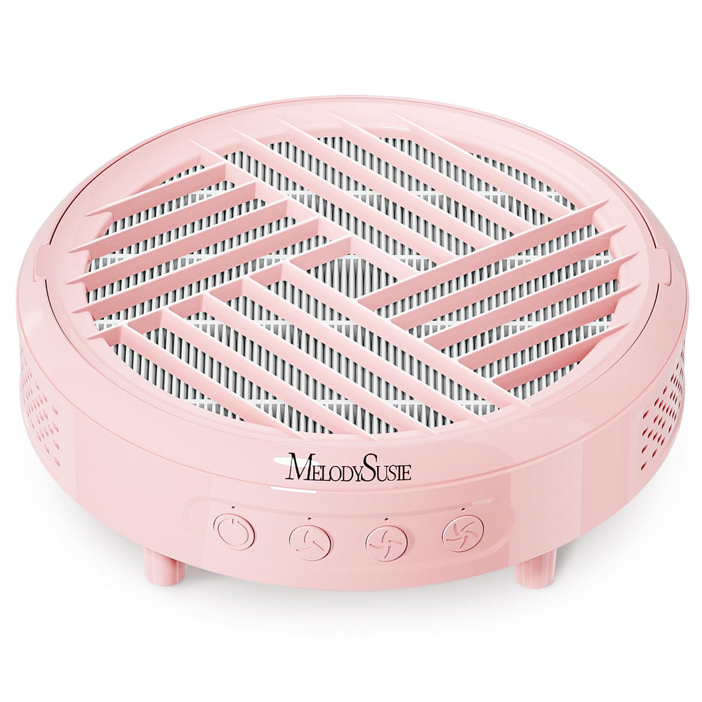MelodySusie compact nail dust collector front view improves air quality during filing