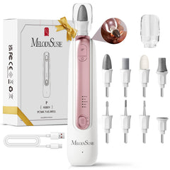 MelodySusie cordless nail drill with compact ergonomic design enables precise at-home manicures.