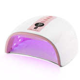 MelodySusie cordless UV nail lamp front view for fast gel curing at home.