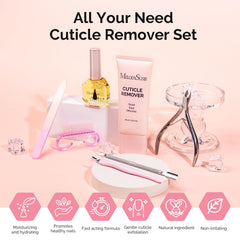 MelodySusie honey-milk cuticle oil 15ml dropper enables precise, gentle nourishment.