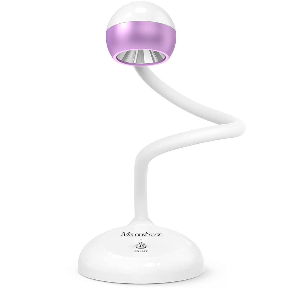 MelodySusie gooseneck cordless nail lamp angle adjustable for precise, hands-free curing during nail art.