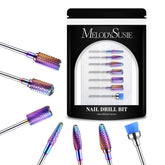 MelodySusie Nail Drill Bits Set 7pcs for fast acrylic and gel removal