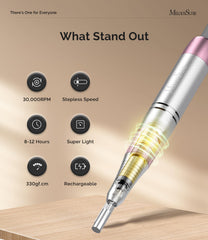 MelodySusie nail drill with LCD display lets you dial precise speeds for training