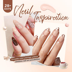 MelodySusie neutral-pink gel polish bottle shot highlighting glossy, salon-style shine.