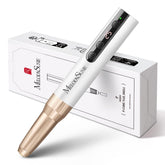 MelodySusie PC180E pen-shaped nail drill in use with LED display for precise shaping during manicure