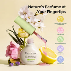 MelodySusie plant-based gel polish bottle with HEMA-free formula