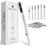 MelodySusie PM170F nail drill front view showing compact design for precise control.