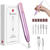 MelodySusie PocketNail Slim ergonomic pen design improves precision during shaping.