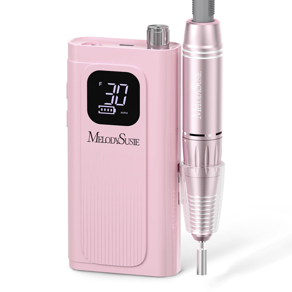 MelodySusie SC300F LCD display shows precise speed for nail shaping.