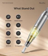 MelodySusie SC300F speed dial and LCD for controlled RPM during gel removal.