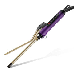 MELYDO small curling iron 3/8-inch barrel for precise tight curls.