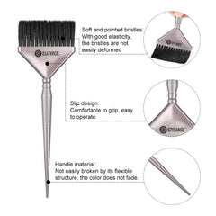 MEN'S GROOMING BARBER PRO color bristles soft and tough for controlled saturation.