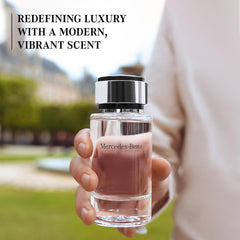 Mercedes-Benz Cologne for Men note-profile emphasizes woody floral fragrance for daily wear