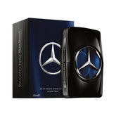 Mercedes-Benz Man Intense bottle front view for confident daily wear.
