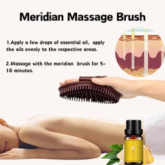 Meridian Brush Massage portable handheld form for on-the-go relief.