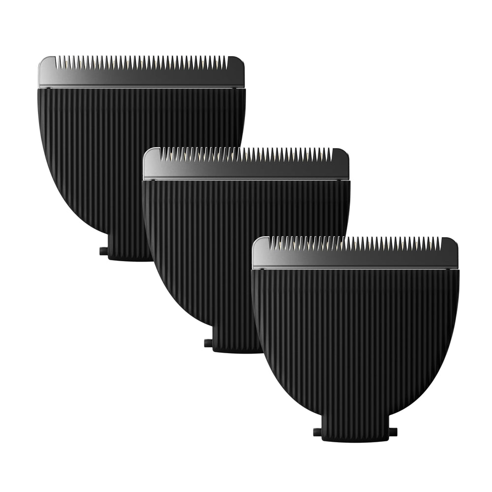 Meridian Onyx Ceramic Blades 3-pack front view for smooth, durable trims