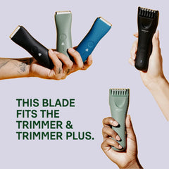 Meridian Trimmer with replacement blade installed demonstrates seamless fit.