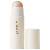 Merit Day Glow Dewy Balm Cava bottle shows lightweight hydration for a natural glow