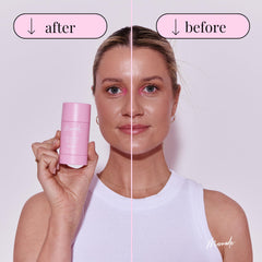 Mermade Hair wax stick pink pack texture and healthy sheen for updos.