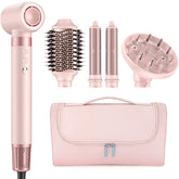 MESCOMB 5-in-1 styler fast-drying action for quick, sleek hair.