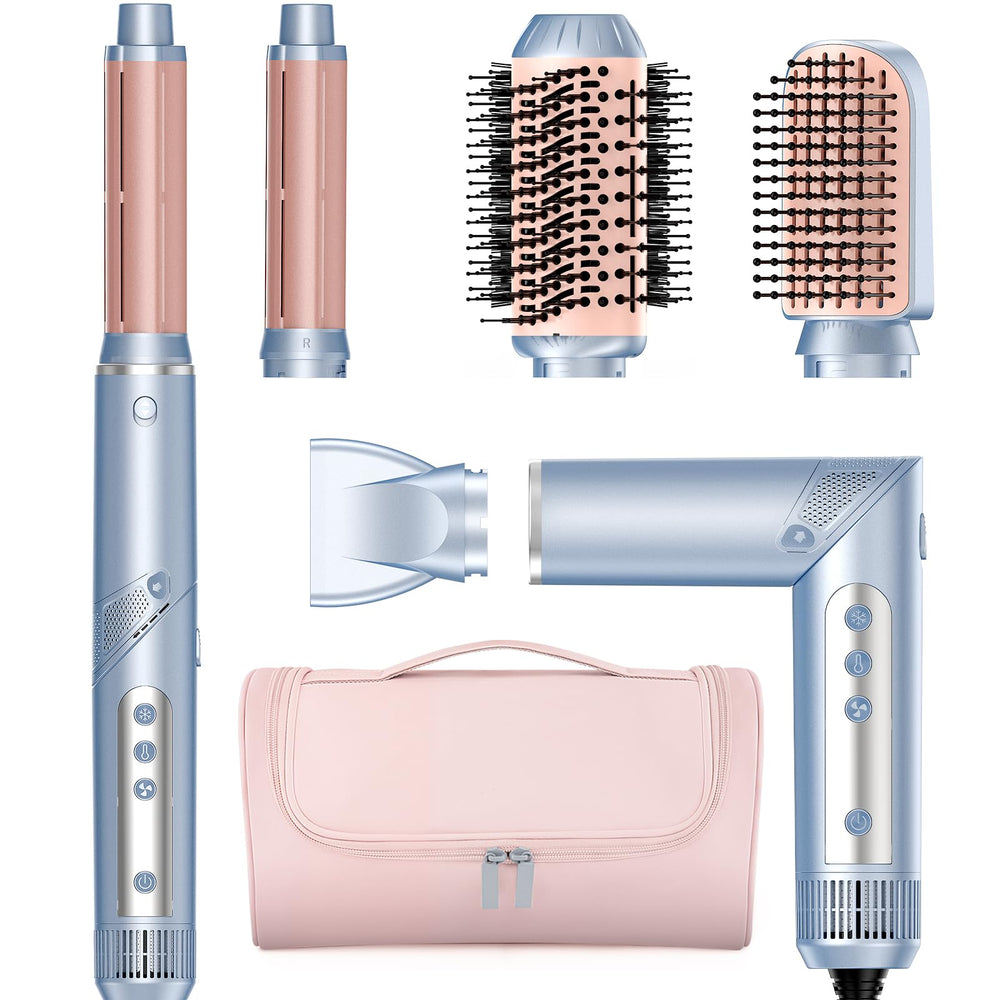 MESCOMB Hot Air Multi-Styler with dryer and curl setup for fast versatile styling