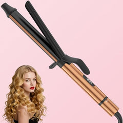 MESCOMB long-barrel curling iron with 1.25-inch barrel for quick, voluminous curls