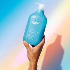 Method Men Body Wash Glacier recyclable bottle highlights eco-friendly packaging.