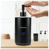 Mezsocly oil warmer front view in black, compact spa-ready design.