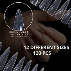 MGART Dual Nail Forms flat inner surface guides nail architecture