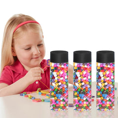 Mhtdet sensory bottles cap closeup showing leakproof screw top for mess-free use.