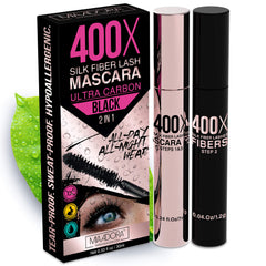 Mia Adora 400X Silk Fiber Mascara tube showing dramatic volume