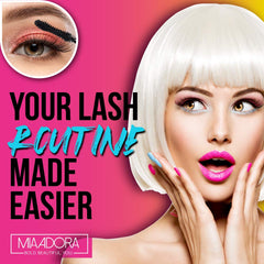 Mia Adora green tea micro fibers add lash extensions