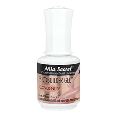 Mia Secret Bio Builder Gel Cover Nude bottle for smooth sculpting and durable extensions.