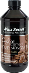 Mia Secret coffee scented liquid monomer bottle for a fresher salon ambiance