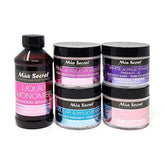 Mia Secret liquid monomer bottle pour for flexible adhesion in nail sets