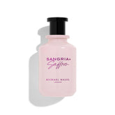 Michael Malul Sangria Saffron EDP bottle exudes evening luxury and deep burgundy hues.