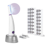 Michael Todd Sonicsmooth Pro+ LED light close-up for precise dermaplaning on smoother skin