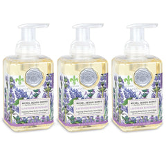 Michel Design Works foaming hand soap 3-pack bottles with pumps for gentle cleansing and soothing skin