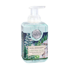 Michel Design Works Christmas Snow bottle, elevating hand care with a festive scent.