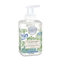 Michel Design Works foaming hand soap pump for gentle cleansing and moisturized hands