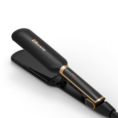MICSTA Flat Iron wide 1.75-inch plates for fast, even styling on thick hair.