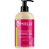 Mielle Organics Honey & Ginger Hair Gel bottle for defined curls and hold