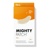 Mighty Patch Chin Patch XL contoured fit on chin to flatten blemishes and absorb oil.