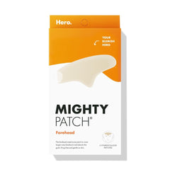 Mighty Patch Forehead XL covers forehead blemishes for larger-area relief