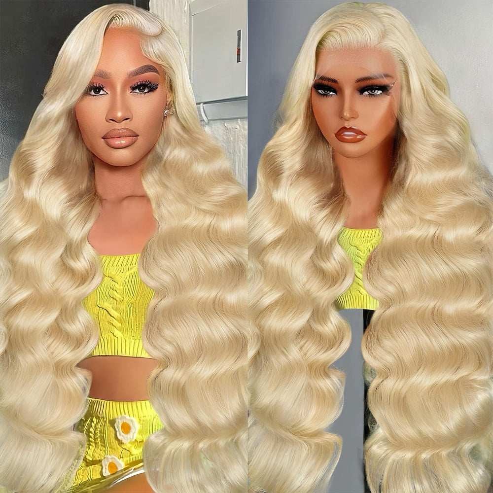 Migura 613 blonde wig front view natural hairline for seamless wear