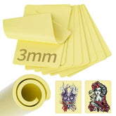 MIHERT blank practice skin 8x6 inches, dual-sided surface for tattoos.