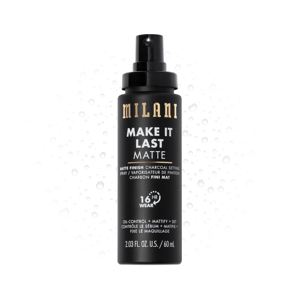 Milani bruma fijador primer carbón mate: acabado suave y mate todo el día.