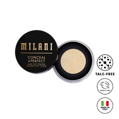 Milani Conceal + Perfect Setting Powder textura seda en piel suave