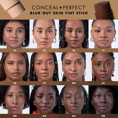 Milani Conceal + Perfect Skin Tint Stick shade 05 swatch shows true-tone match.