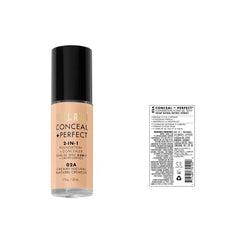 Milani Conceal + Perfect textura cremosa para difuminar imperfecciones.